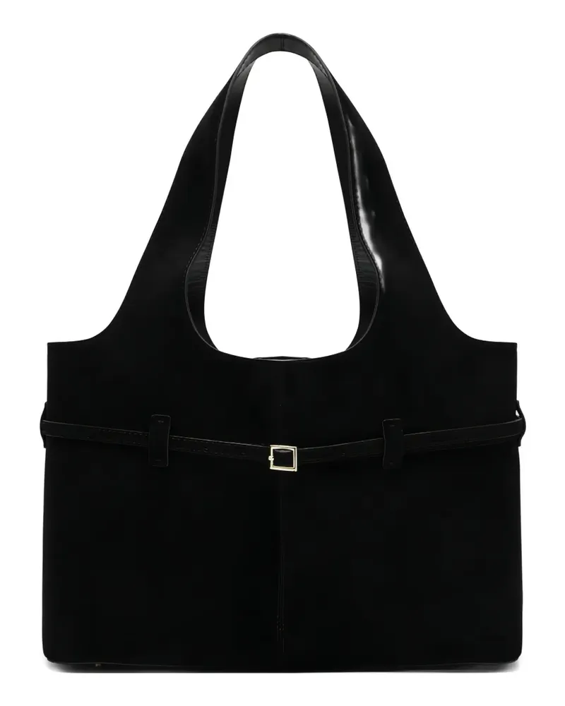 Manu Atelier Cambon Cabas Tote Bag aus Wildleder - Schwarz Schwarz