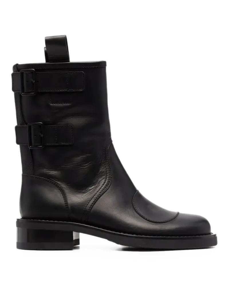 Buttero Elba Stiefel mit Schnalle - Schwarz Schwarz