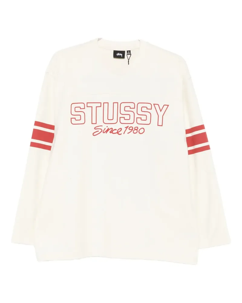 Stüssy Football Sweatshirt - Nude Nude
