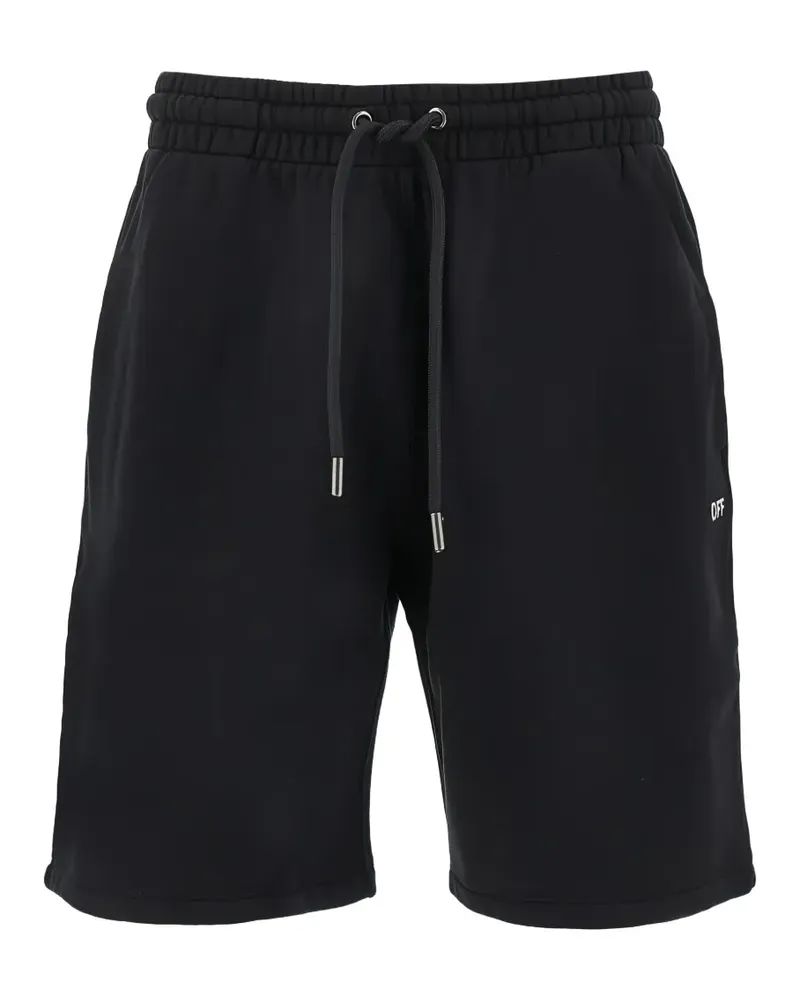 OFF-WHITE Shorts mit Kordelzug - Schwarz Schwarz
