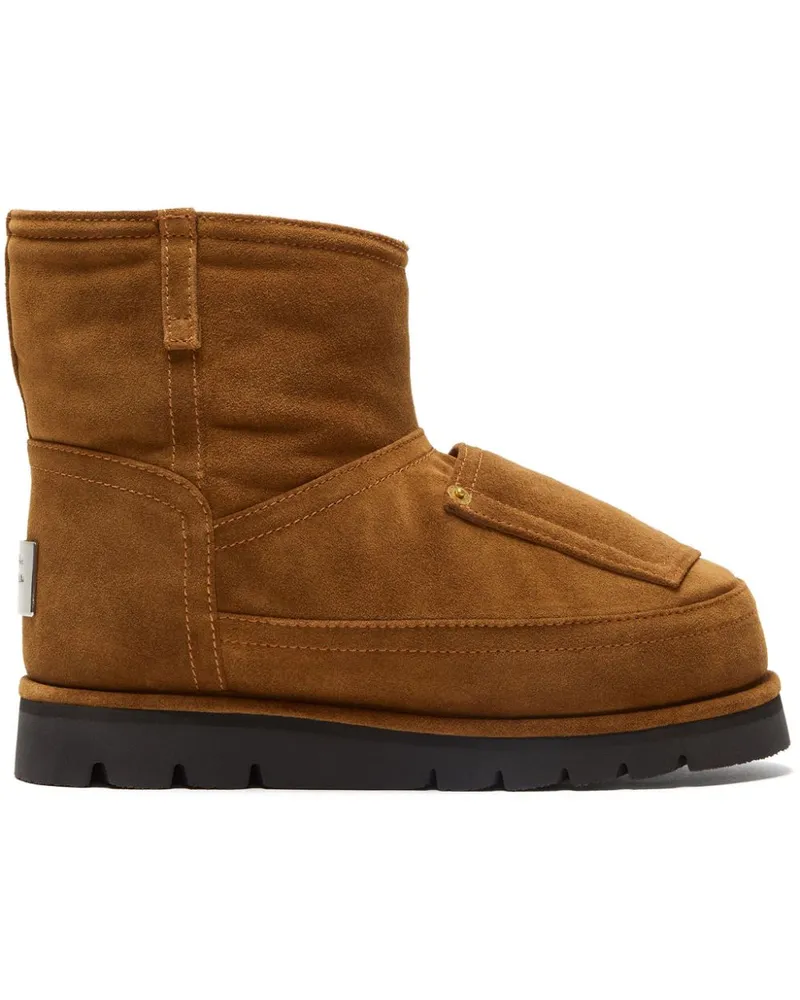 Acne Studios Stiefel mit Shearling-Futter - Braun Braun