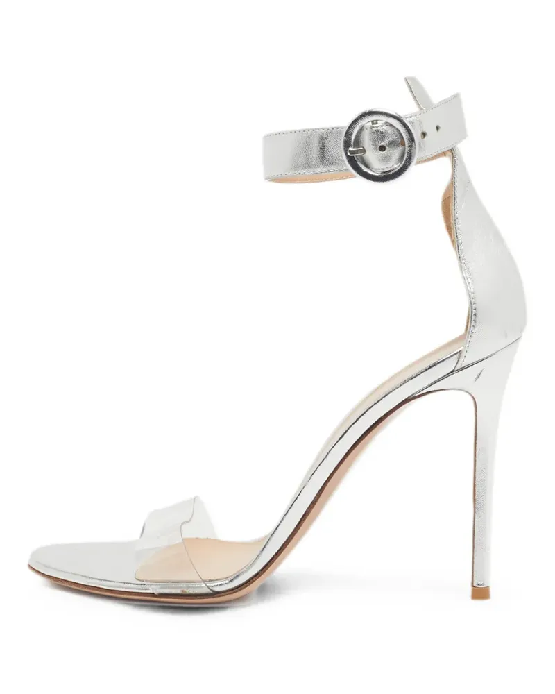 Gianvito Rossi Portofino ankle-strap sandals - Silber Silber