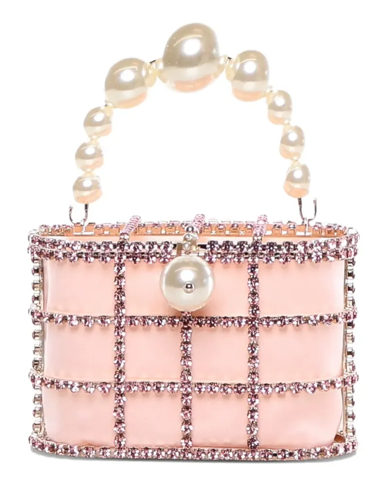 Rosantica crystal mini bag Rosa