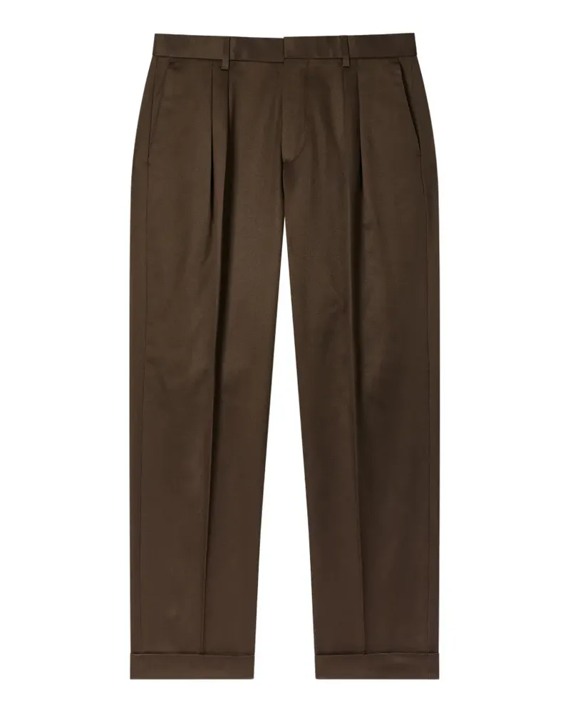 Paul Smith pleated tapered trousers - Braun Braun