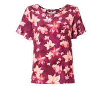 Anai' Seidenbluse - Violett