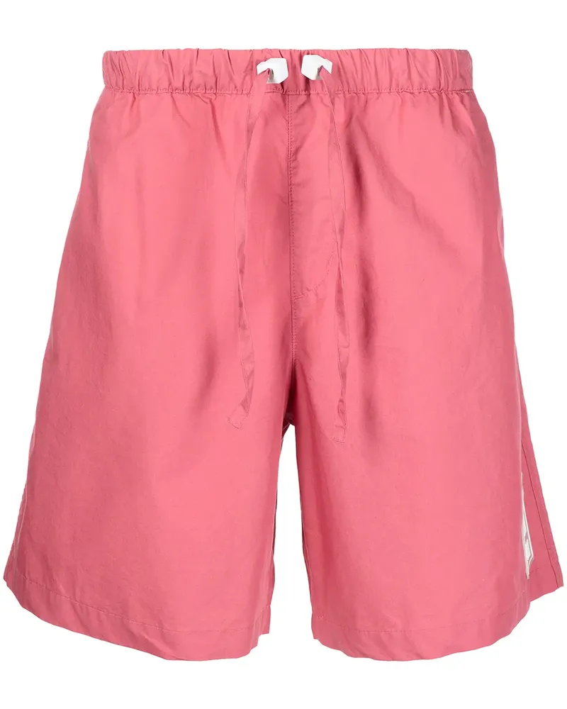 ROMEO HUNTE Shorts mit Knitteroptik - Rosa Rosa