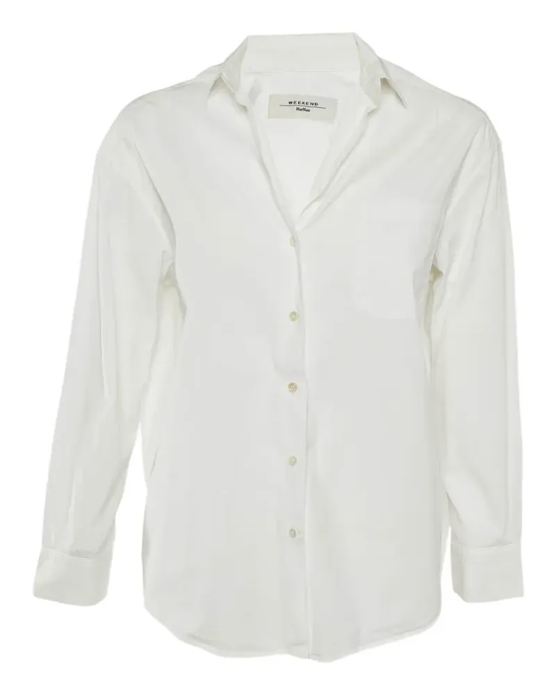 Max Mara long-sleeve cotton shirt - Weiß Weiß