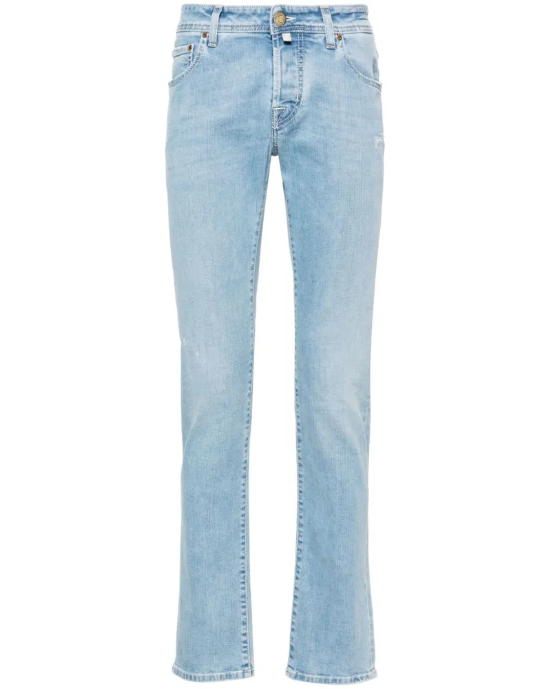 Jacob Cohën Tief sitzende Nick Slim-Fit-Jeans - Blau Blau