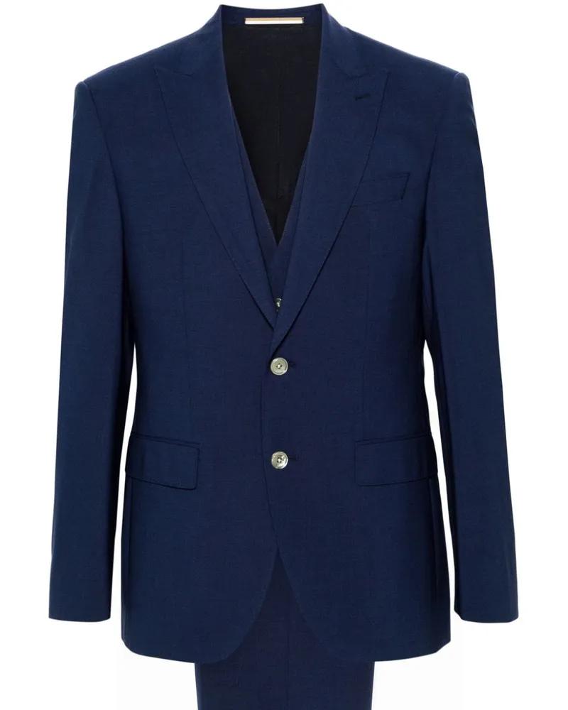 HUGO BOSS Einreihiger Anzug (3er-Set) - Blau Blau