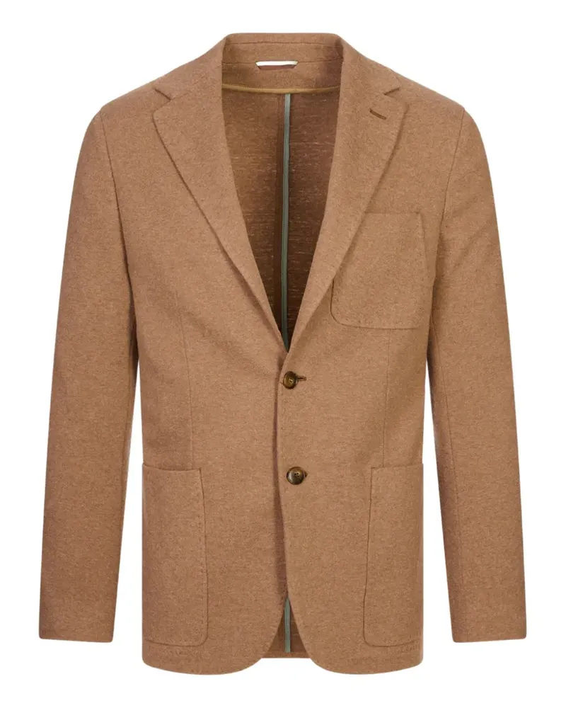 Canali single-breasted blazer - Braun Braun