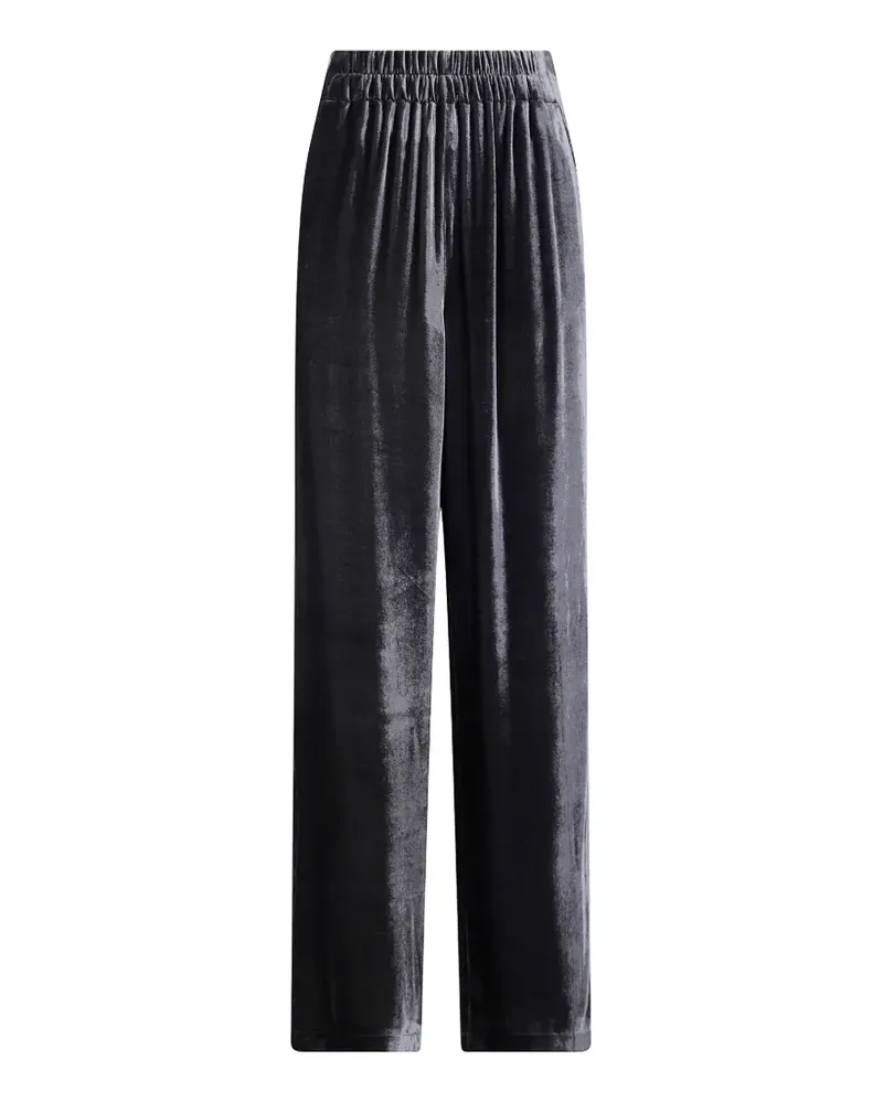 Gentry Portofino elasticated-waist straight trousers - Grau Grau