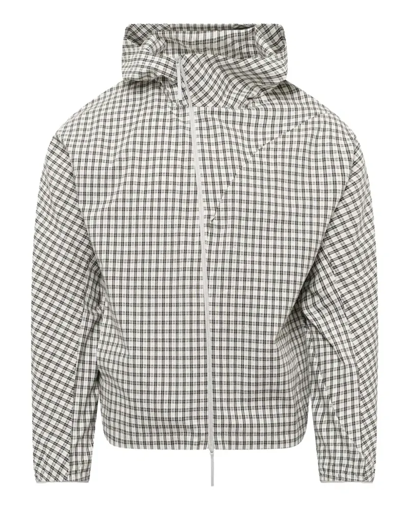 Post Archive Faction Runner asymmetric-zip jacket - Nude Nude