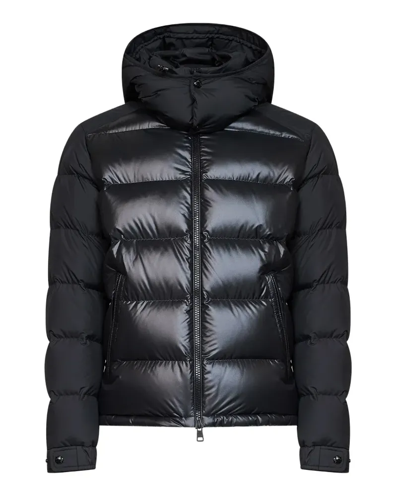 Moncler Maya boudin-quilted hooded jacket - Schwarz Schwarz