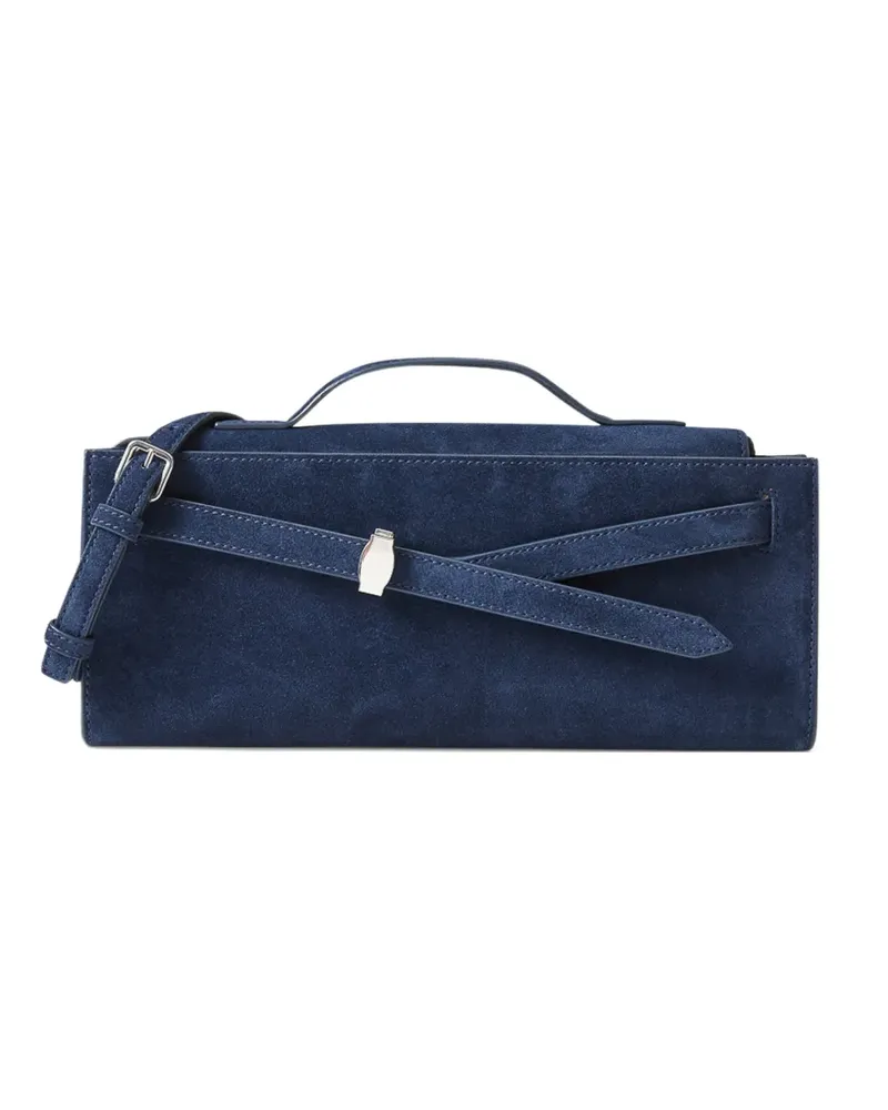 Veronica Beard suede dash clutch - Blau Blau