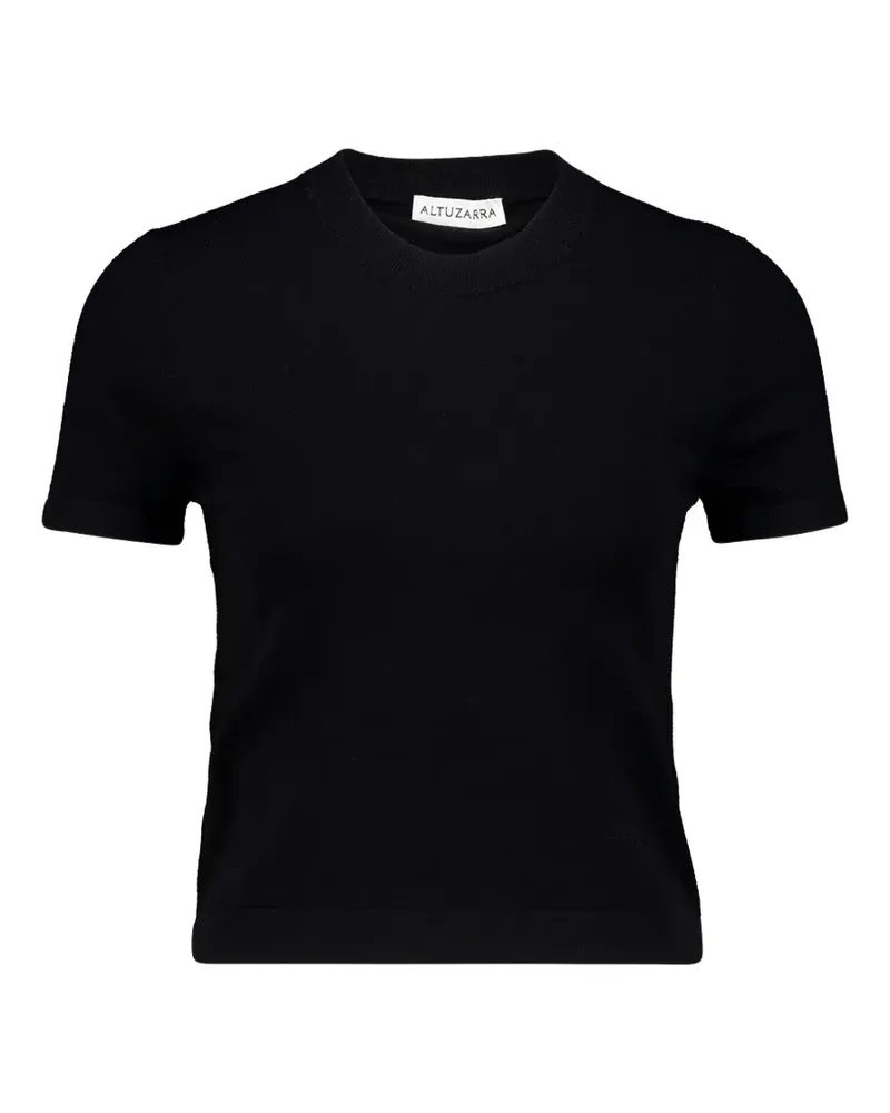 Altuzarra Kurzärmeliger Manny Pullover - Schwarz Schwarz