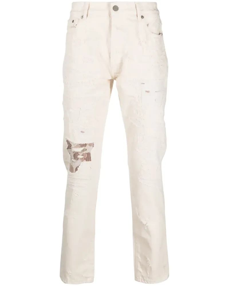Palm Angels Jeans mit Patch-Detail - Nude Nude