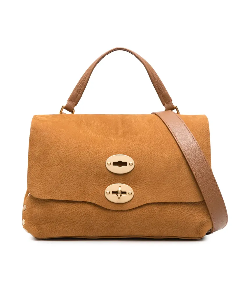 Zanellato Postina Schultertasche - Braun Braun