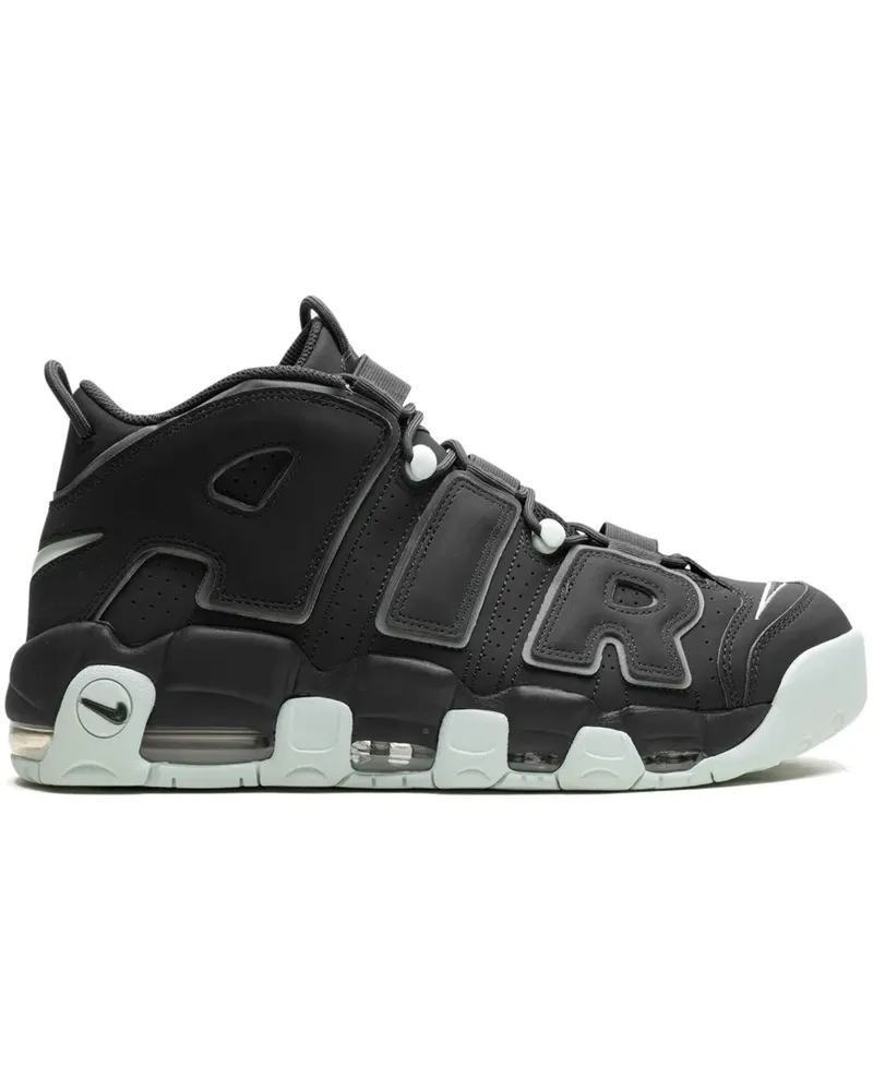 Nike Air More Uptempo "Dark Smoke Grey/Light Smoke Grey/Barely Green" Sneakers - Grau Grau
