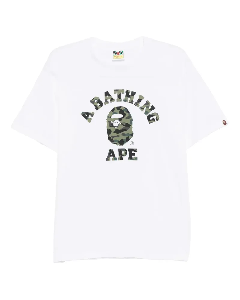 BAPE 1st Camo College T-Shirt - Weiß Weiß