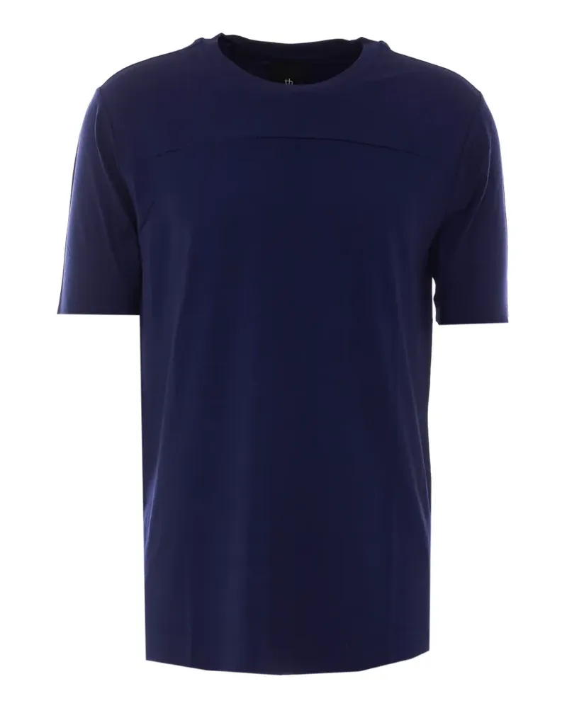 THOM KROM Schmales T-Shirt - Blau Blau