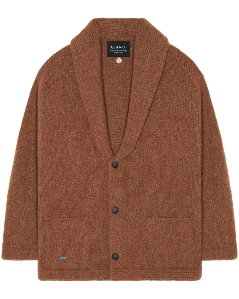 Alanui Gerippter Finest Cardigan - Braun Braun