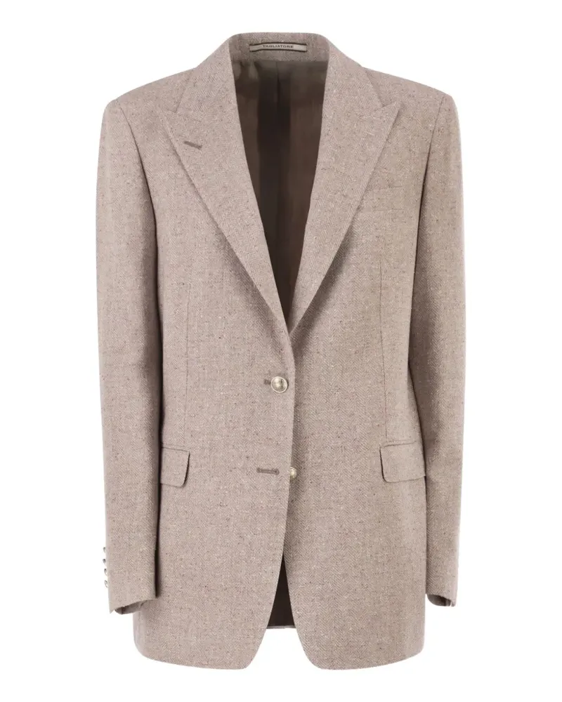 Tagliatore single-breasted blazer - Nude Nude