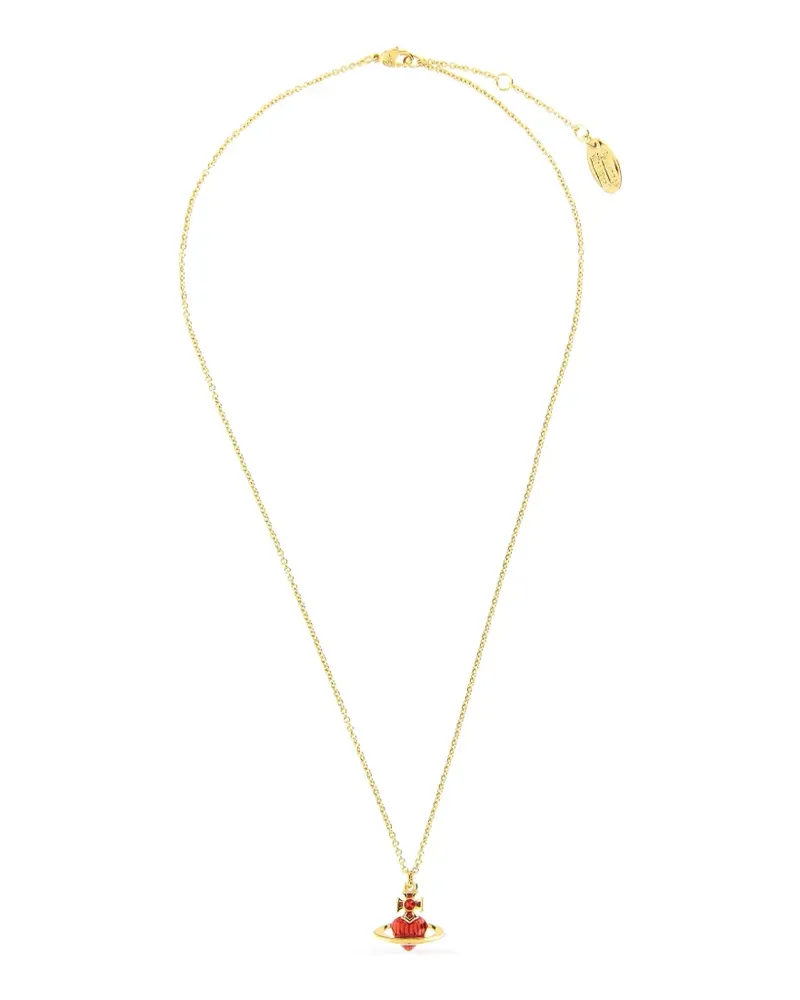 Vivienne Westwood Fabianna Bas Relief Halskette - Gold Gold