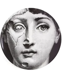 Fornasetti Tema e Variazioni n.378 Wandteller Schwarz