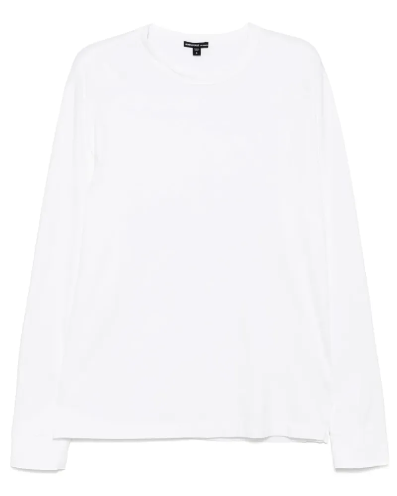James Perse T-Shirt mit rundem Ausschnitt - Weiß Weiß