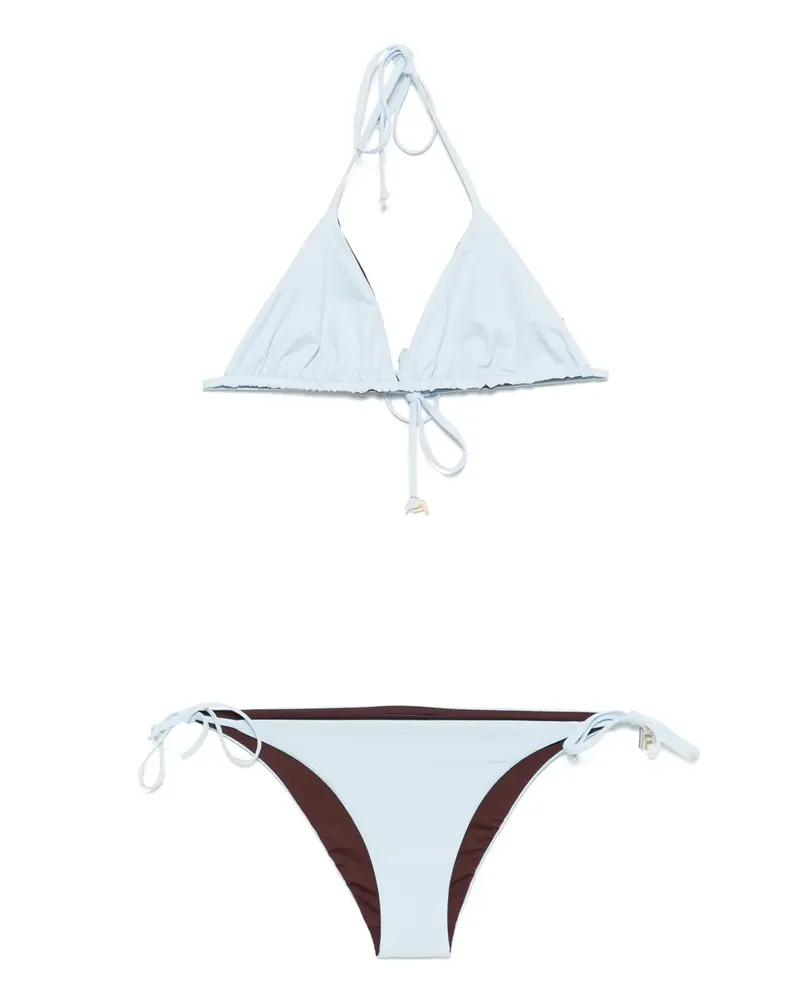 FISICO-Cristina Ferrari Klassischer Triangel-Bikini - Blau Blau