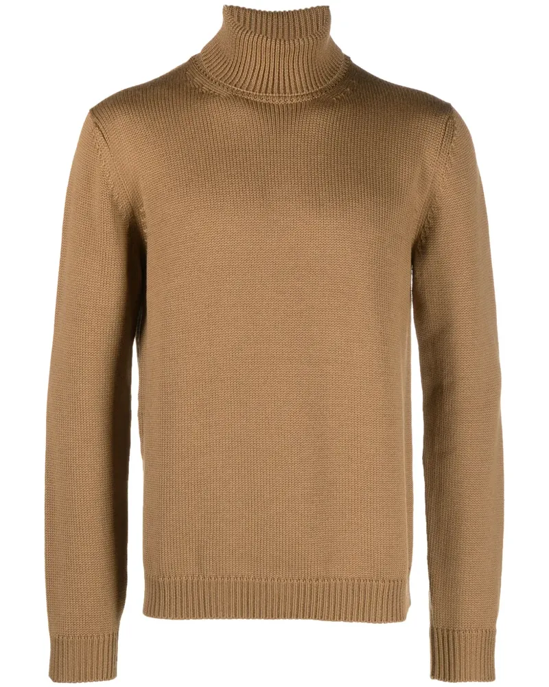 Roberto Collina Pullover mit Rollkragen - Braun Braun