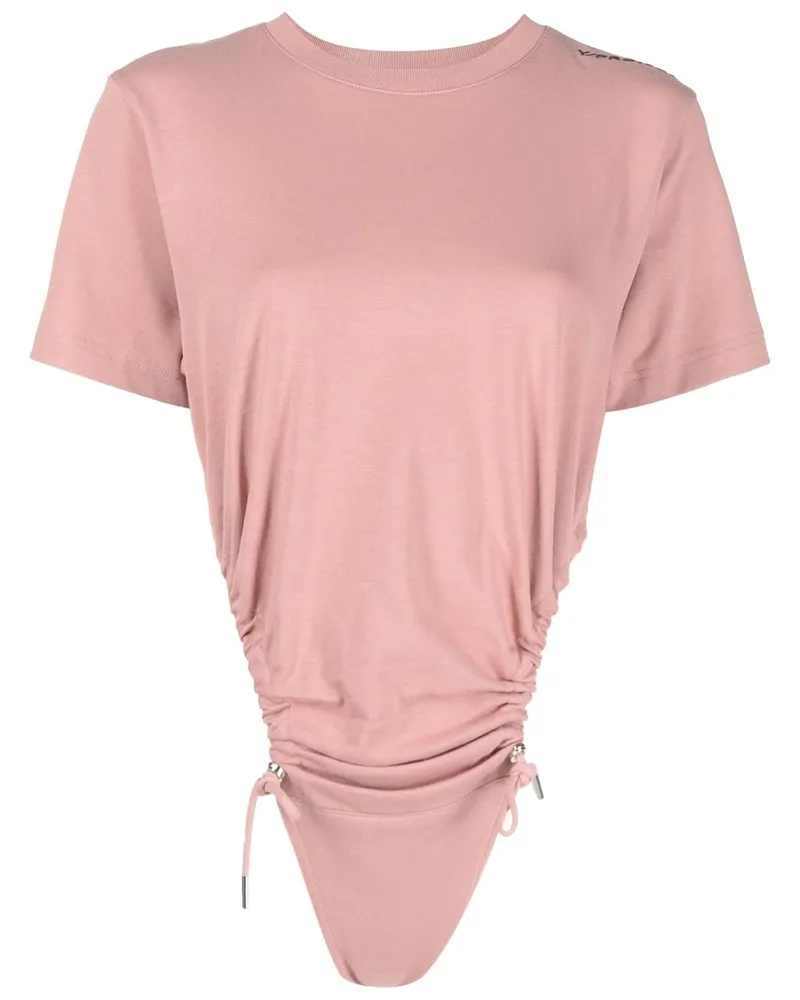 Y/PROJECT T-Shirt mit Cut-Out Rosa