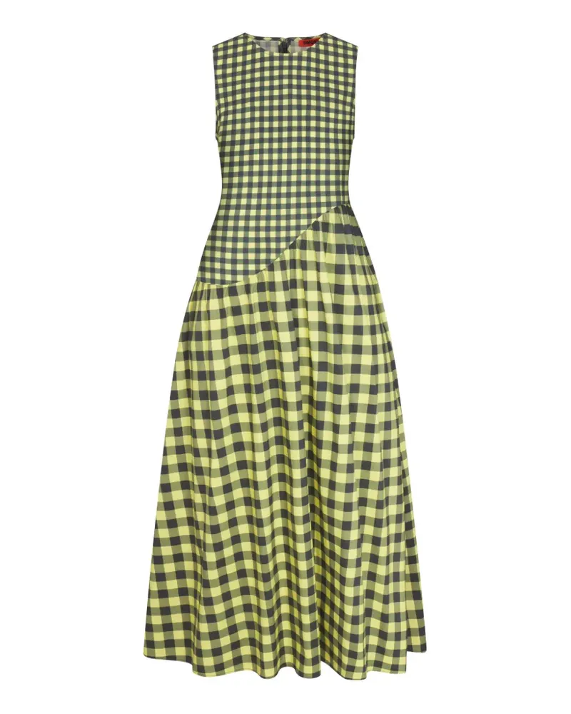 Simon Miller Laurel Maxikleid mit Vichy-Karo - Gelb Gelb