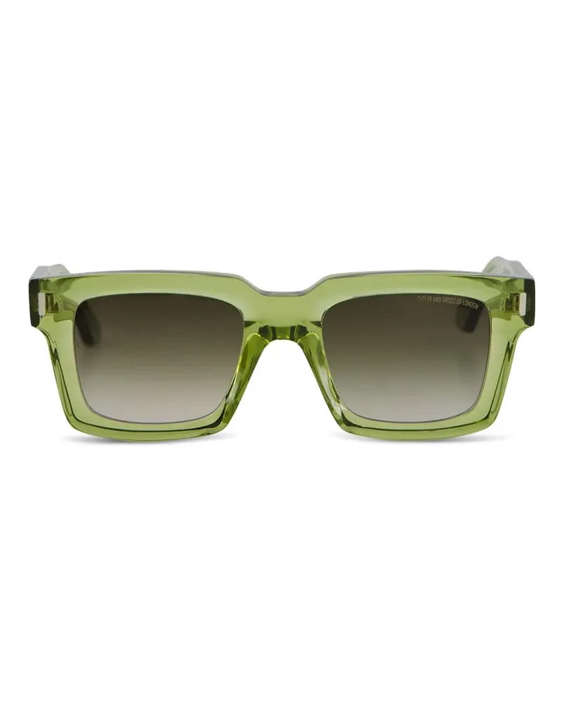 Cutler and Gross Sonnenbrille mit eckigem Gestell - Grün Grün