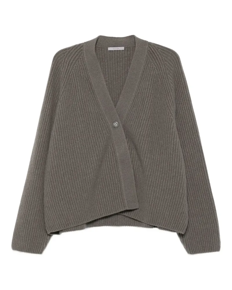 Dušan Gerippter Cardigan mit V-Ausschnitt - Grau Grau