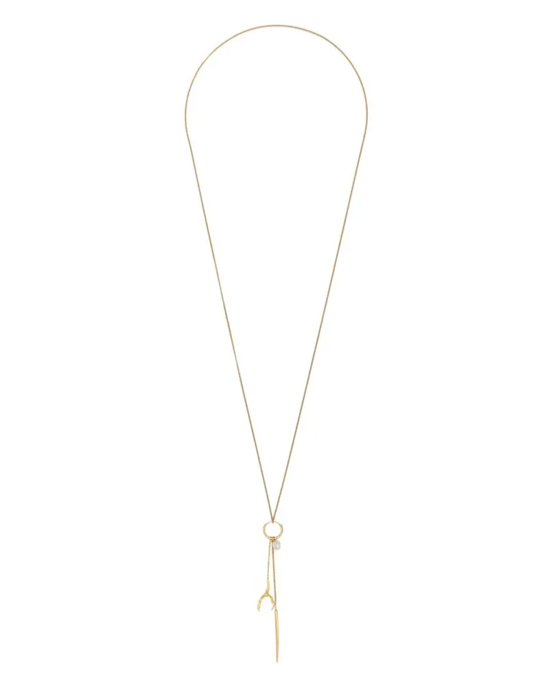 Wouters & Hendrix 18kt yellow gold Spikes, Pearls and Claws necklace Gold