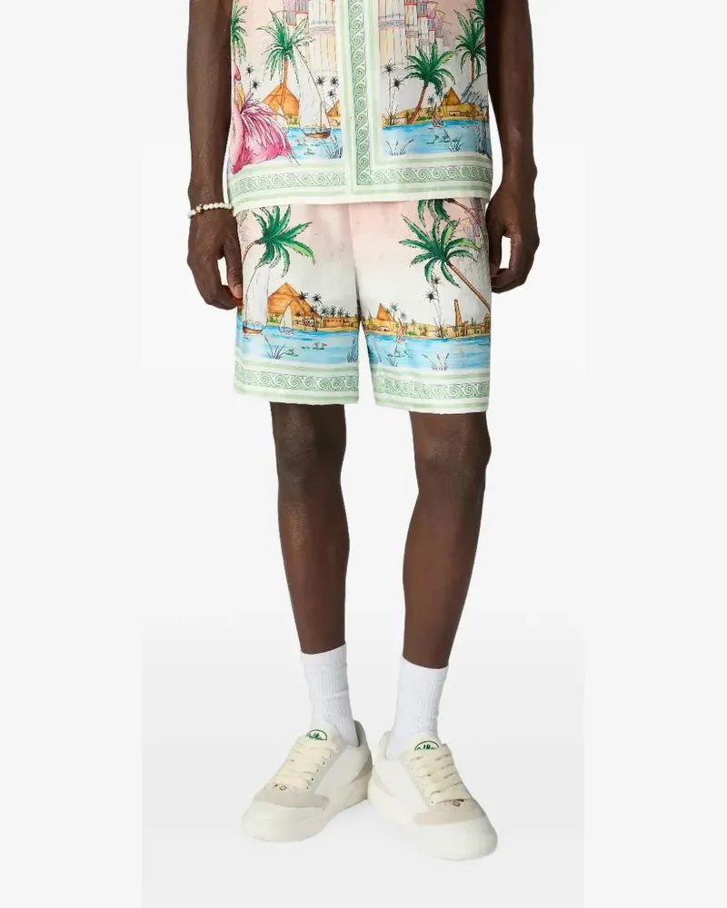 Casablanca Paris Ethereal Seidenshorts - Rosa Rosa