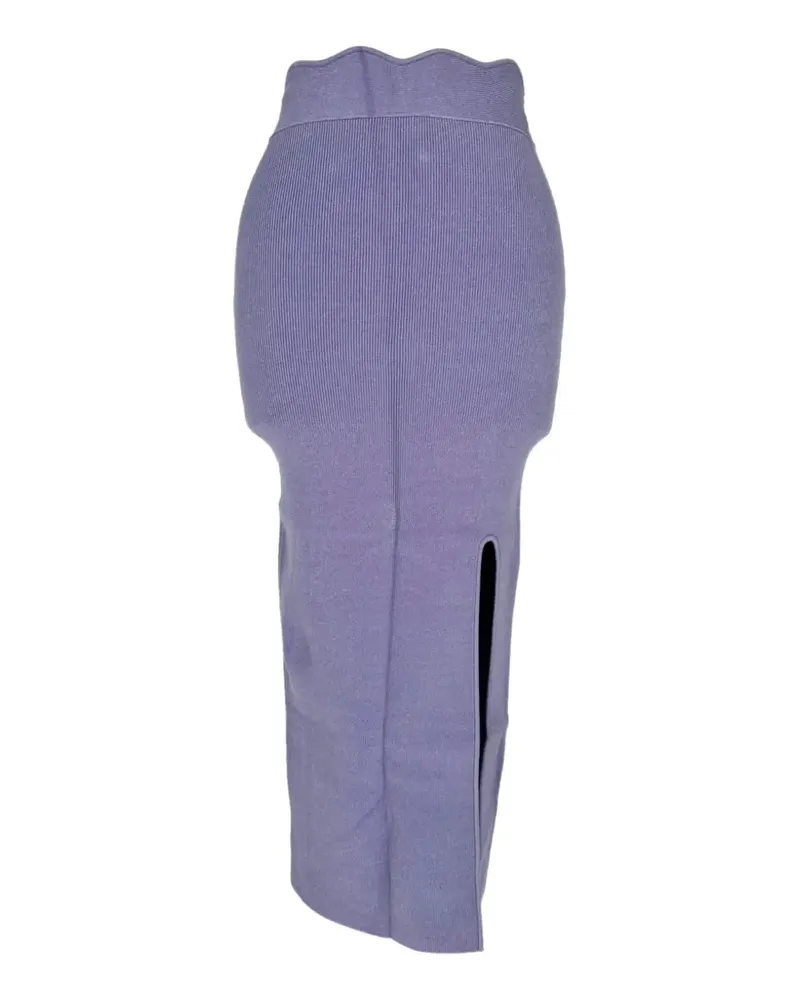 GALVAN Delia Rock aus geripptem Strick - Violett Violett