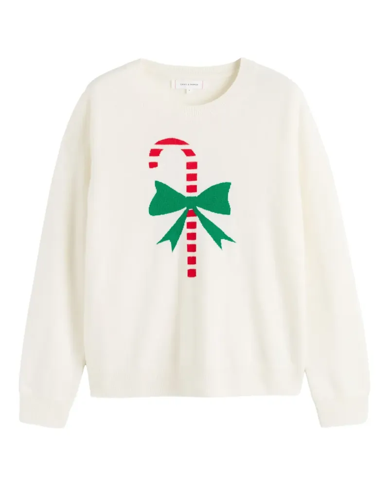 Chinti & Parker Pullover mit Zuckerstangen - Nude Nude