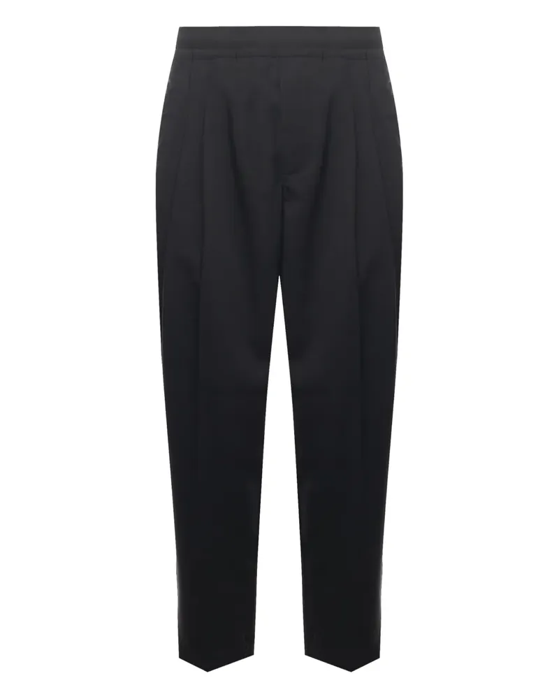 Giuliano Galiano Hose mit Bundfalten - Schwarz Schwarz