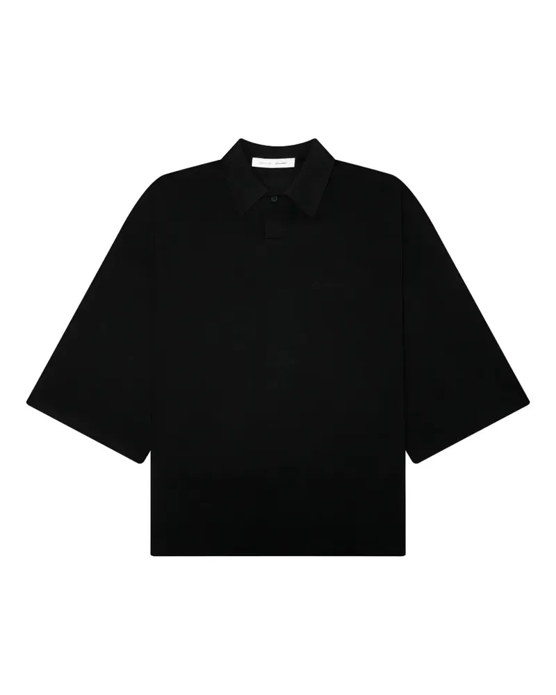 Fear of God Signature 90s cropped polo shirt - Schwarz Schwarz