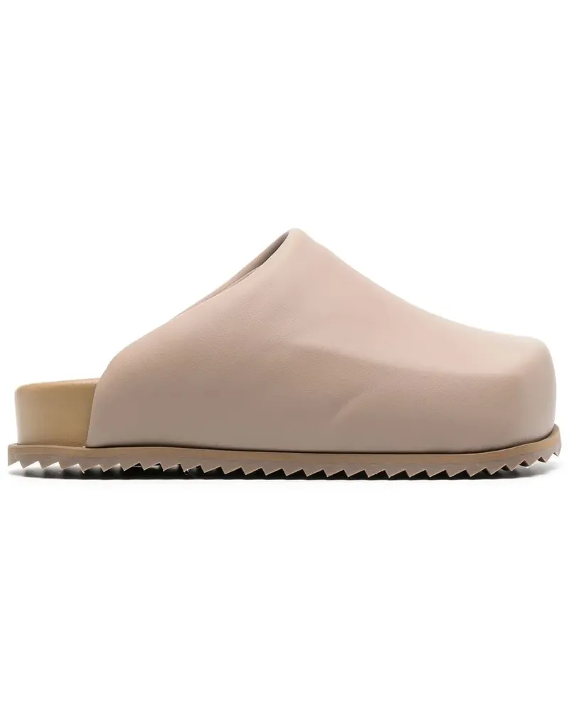 YUME YUME Mules mit eckiger Spitze - Nude Nude