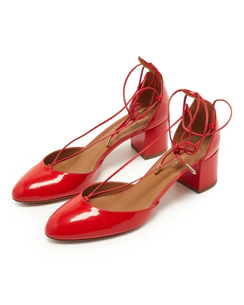Aquazzura Alexa Pumps mit Riemen - Rot Rot