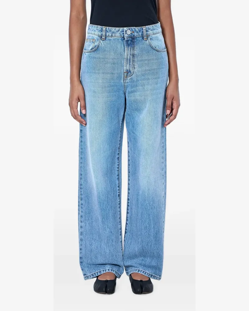 Róhe Bruun wide-leg jeans - Blau Blau
