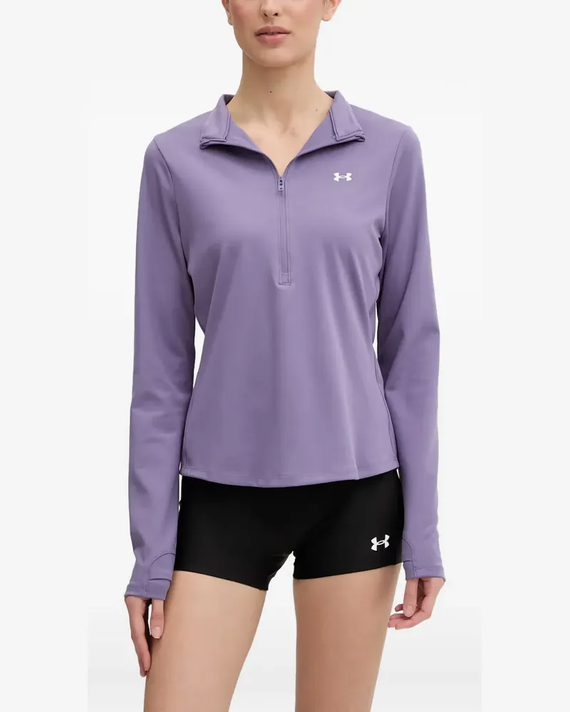 Under Armour Motion Langarmshirt mit kurzem Reißverschluss - Violett Violett