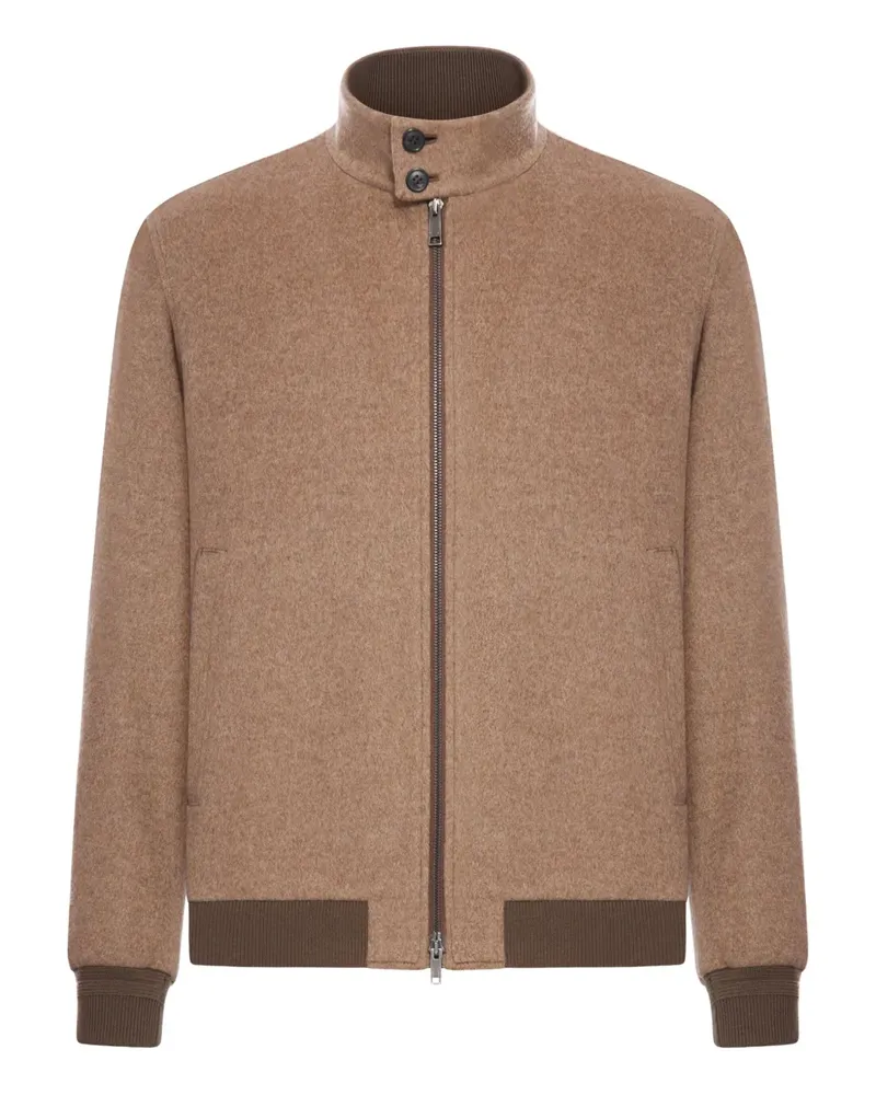 Ermenegildo Zegna Oasis cashmere bomber jacket - Braun Braun