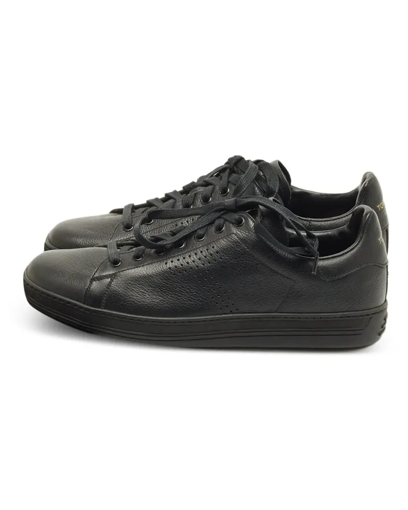 Tom Ford leather lace-up sneakers - Schwarz Schwarz