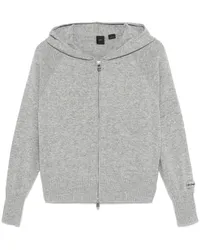 Pinko Melierter Hoodie Grau