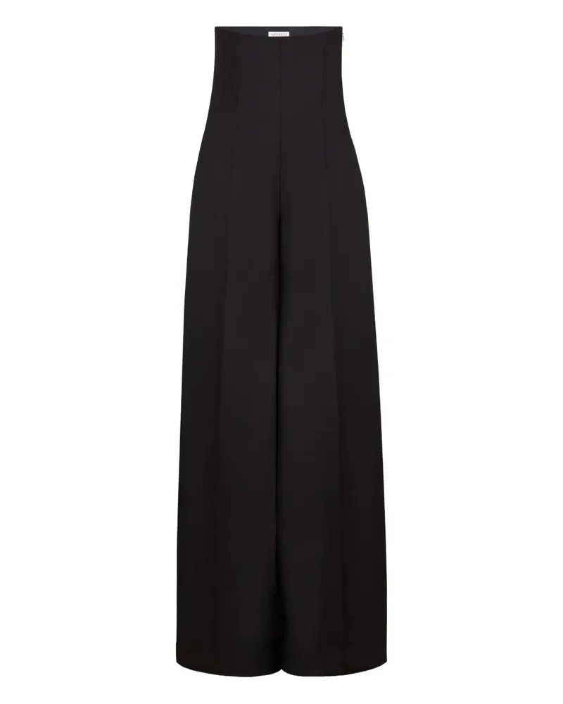 Nina Ricci Hose mit hohem Bund - Schwarz Schwarz