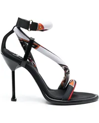 Emilio Pucci Sandalen mit Lee Girandole-Print 75mm Schwarz